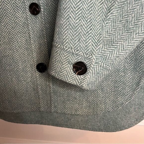 Rails Connie Wool Blend Shirt Jacket Shacket in Kelly Herringbone Size Large NWT - Picture 11 of 16